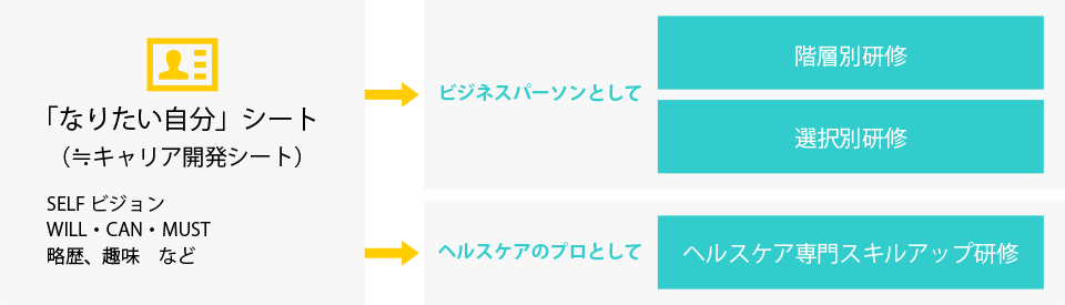 ビオネストの人材開発体系